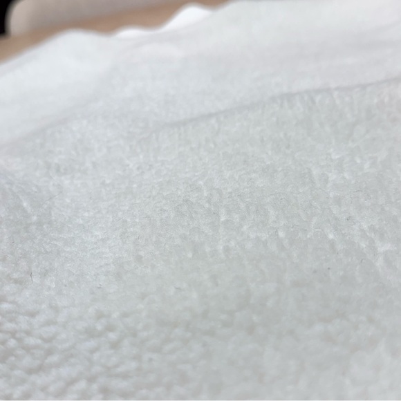 Fabletics Teddy Sherpa Oversized Bomber Jacket Bone XL NWT - Picture 9 of 11